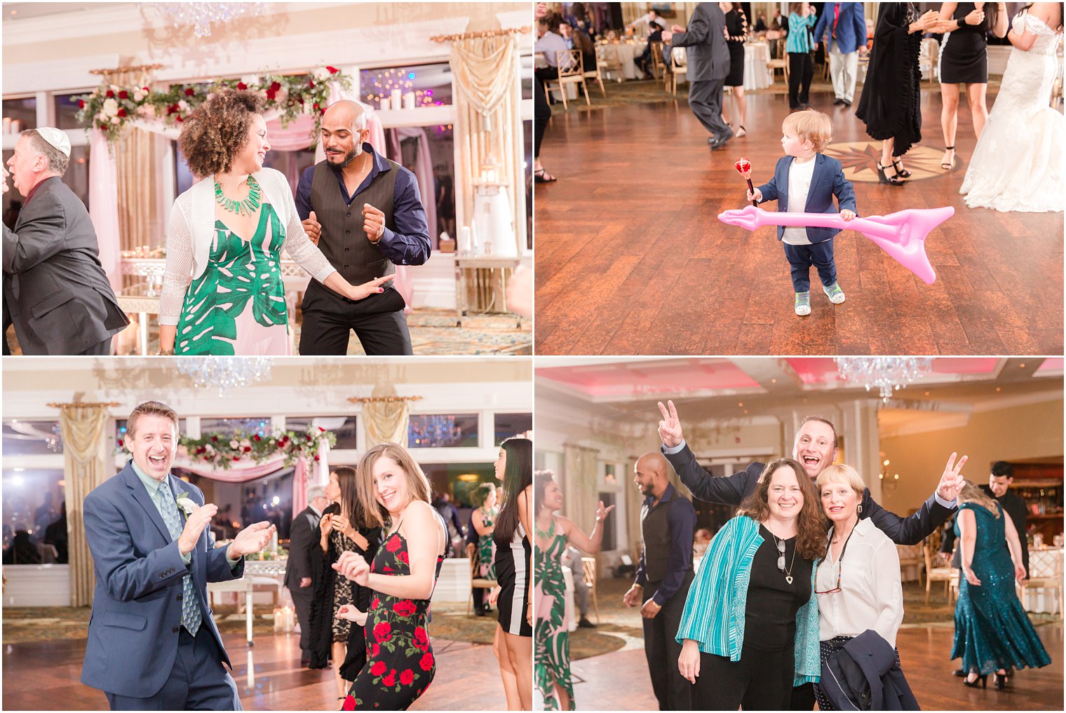 reception dancing at Clarks Landing Yacht Club with Idalia Photography
