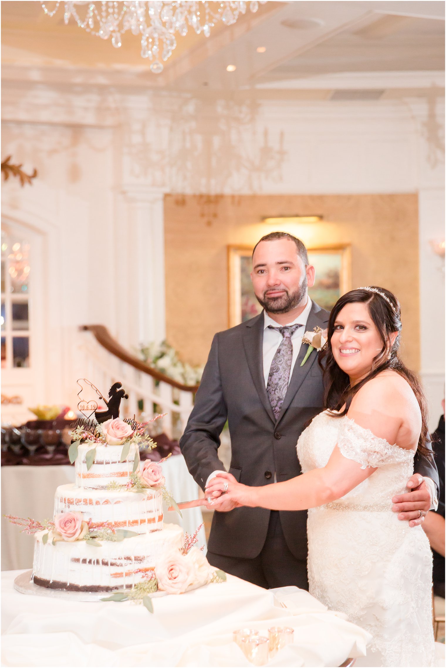 cake cutting at Clarks Landing Yacht Club