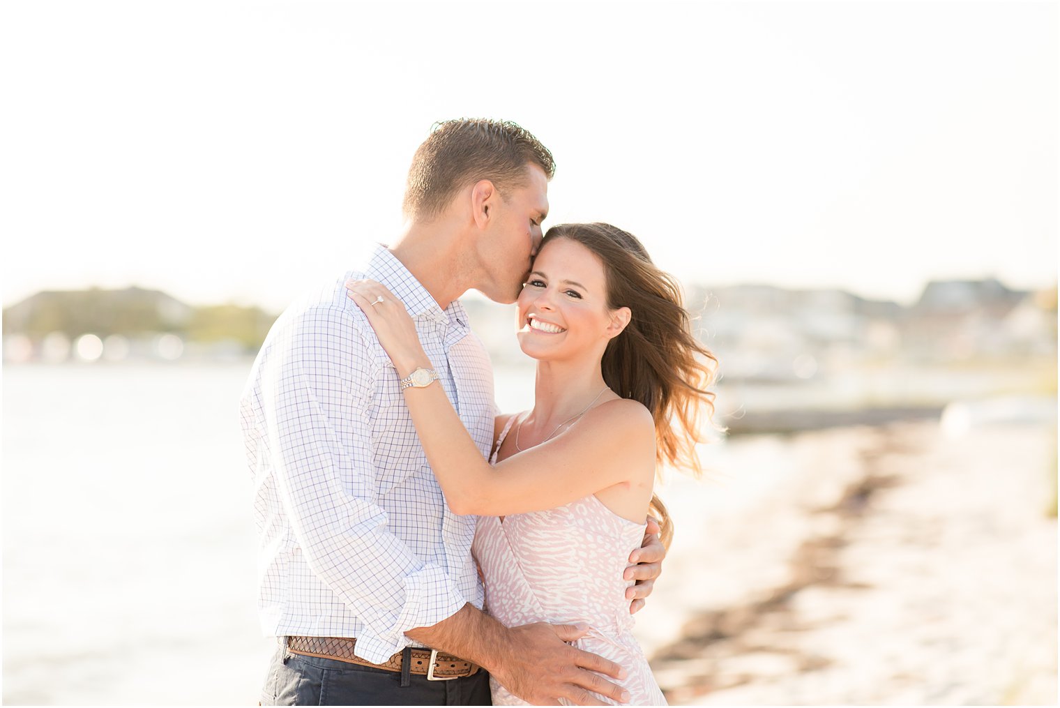 Lavallette NJ Engagement Session portraits by Idalia Photography