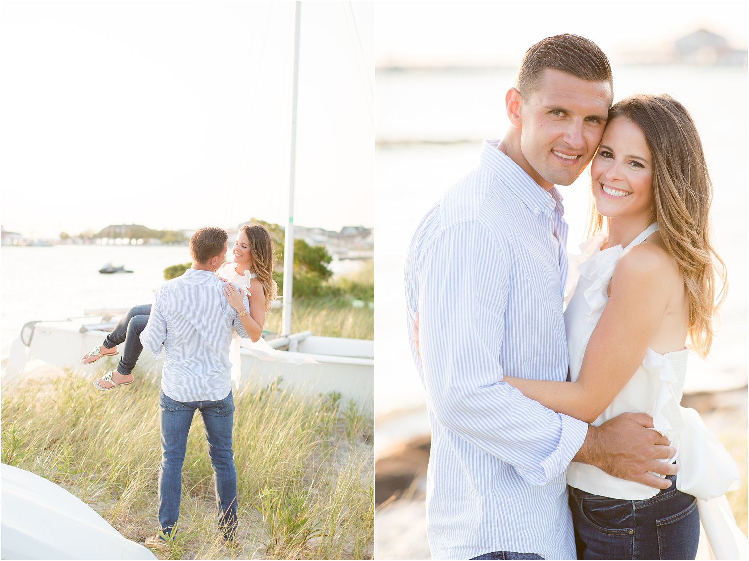 summer Lavallette NJ Engagement Session with Idalia Photography