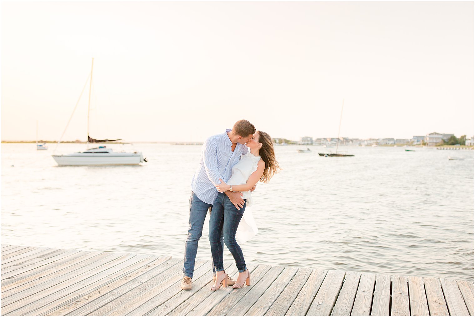 Lavallette NJ Engagement Session with New Jersey wedding photographer Idalia Photography