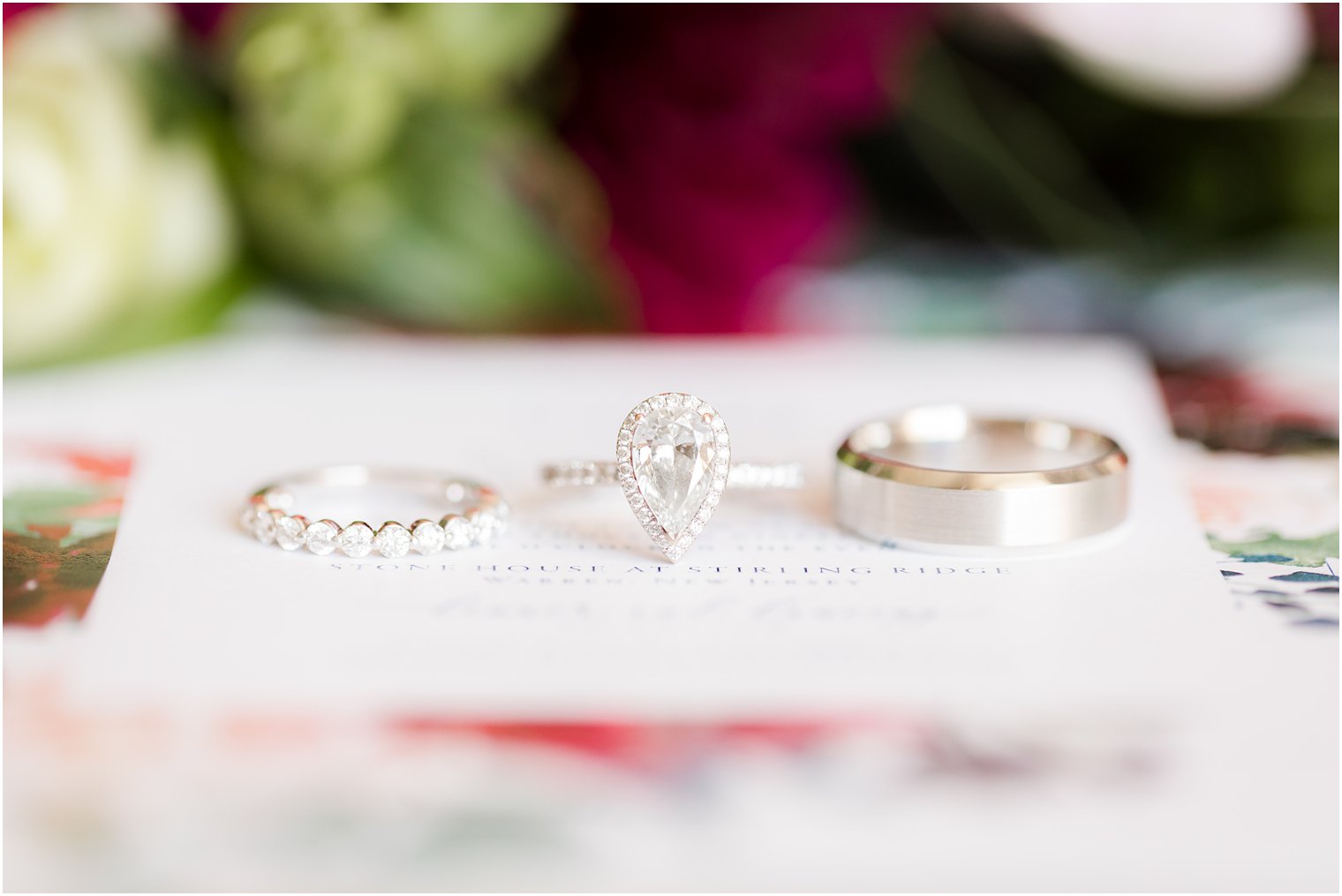 wedding jewelry photographed by Idalia Photography