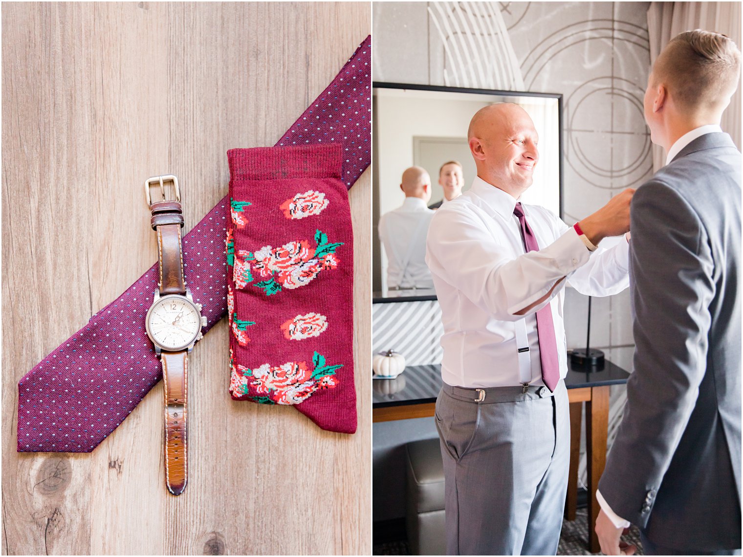 groom preparations for Stone House at Stirling Ridge wedding day