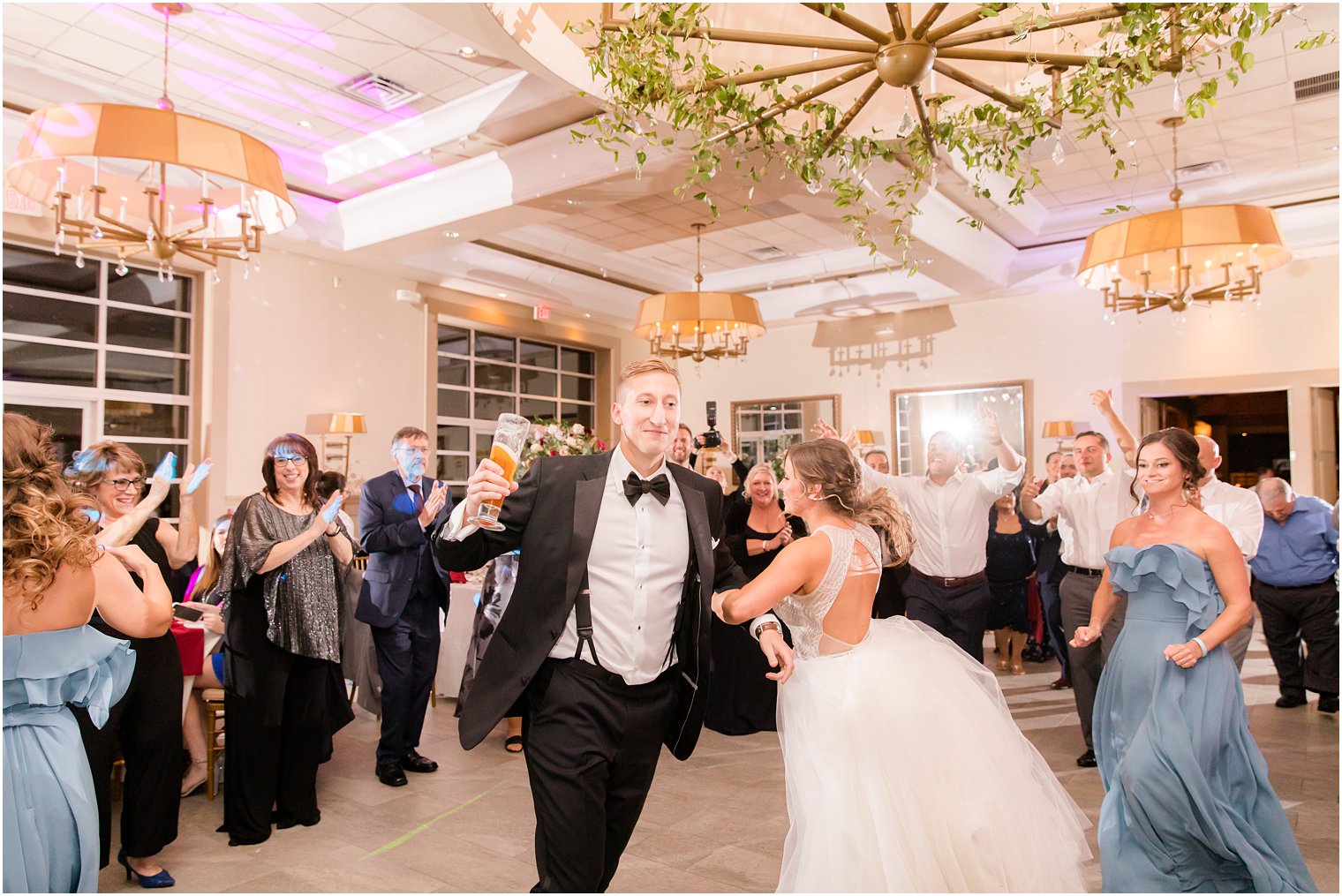 Idalia Photography photographs wedding reception fun