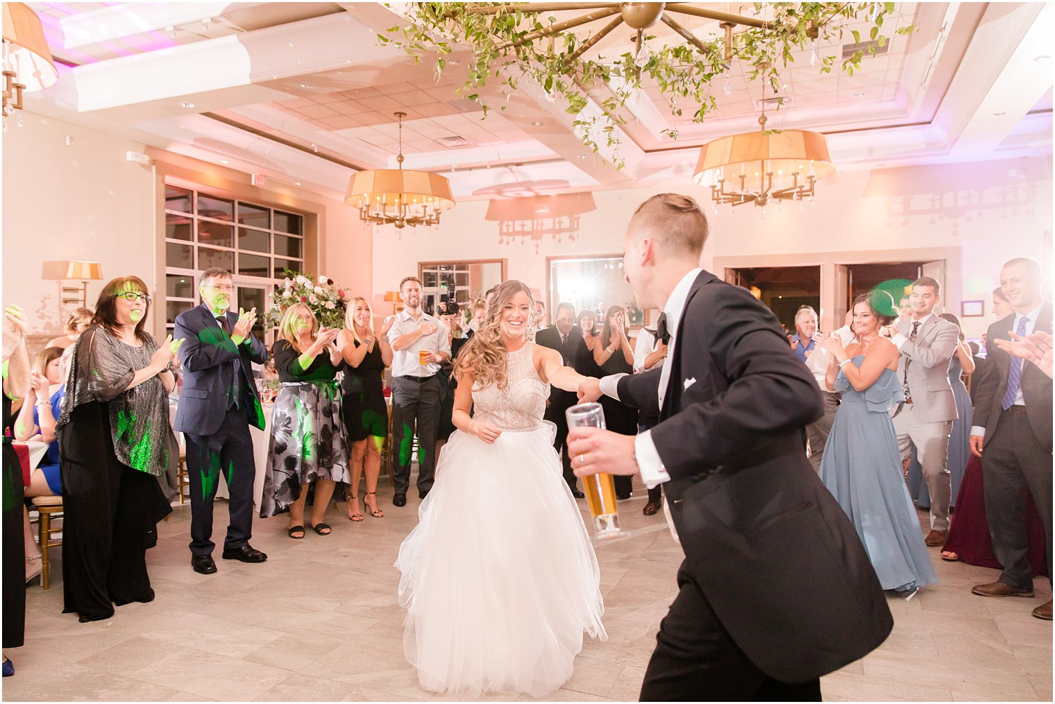 Idalia Photography photographs wedding reception fun