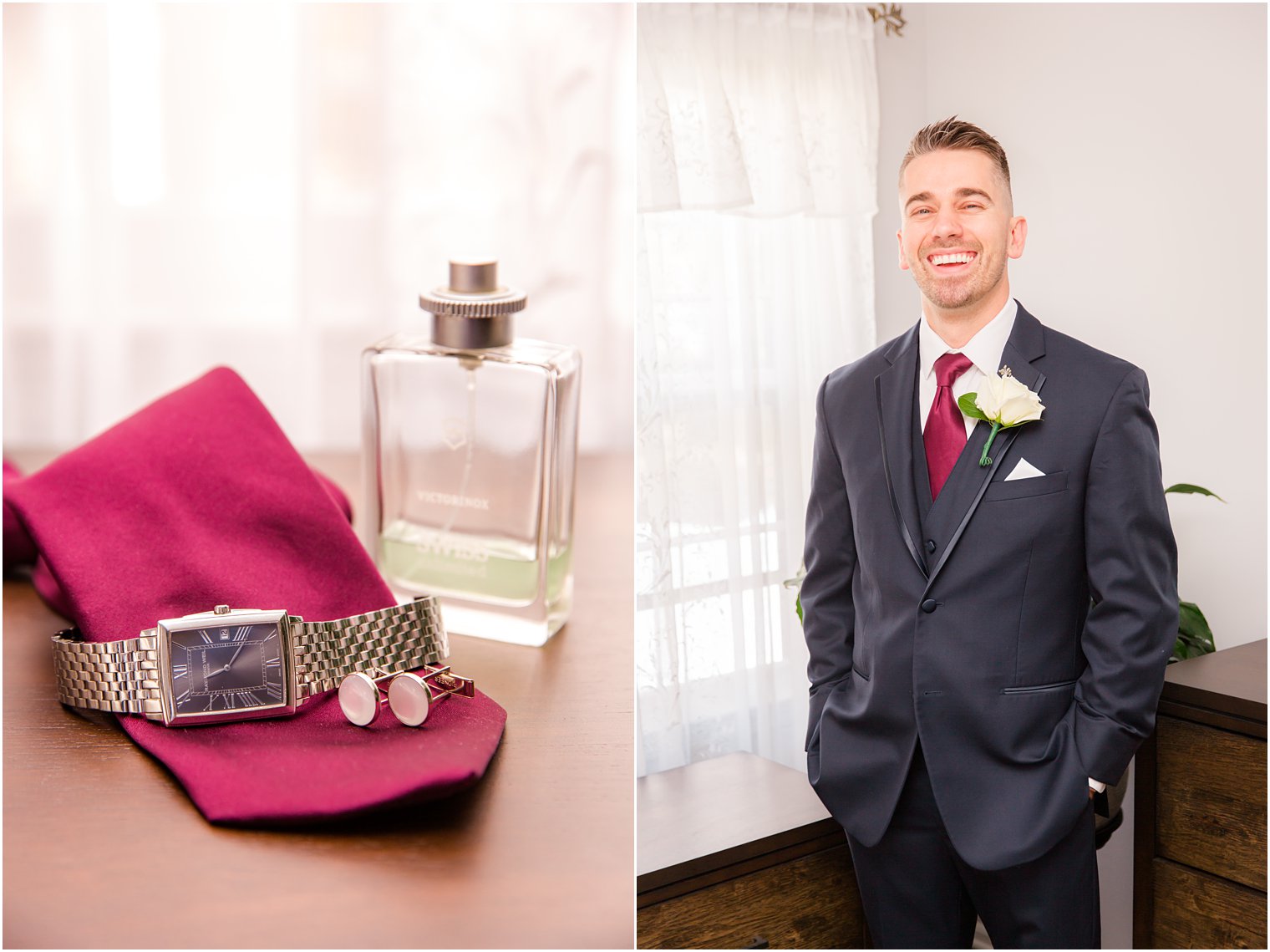 groom preparations for Westmount Country Club Wedding day