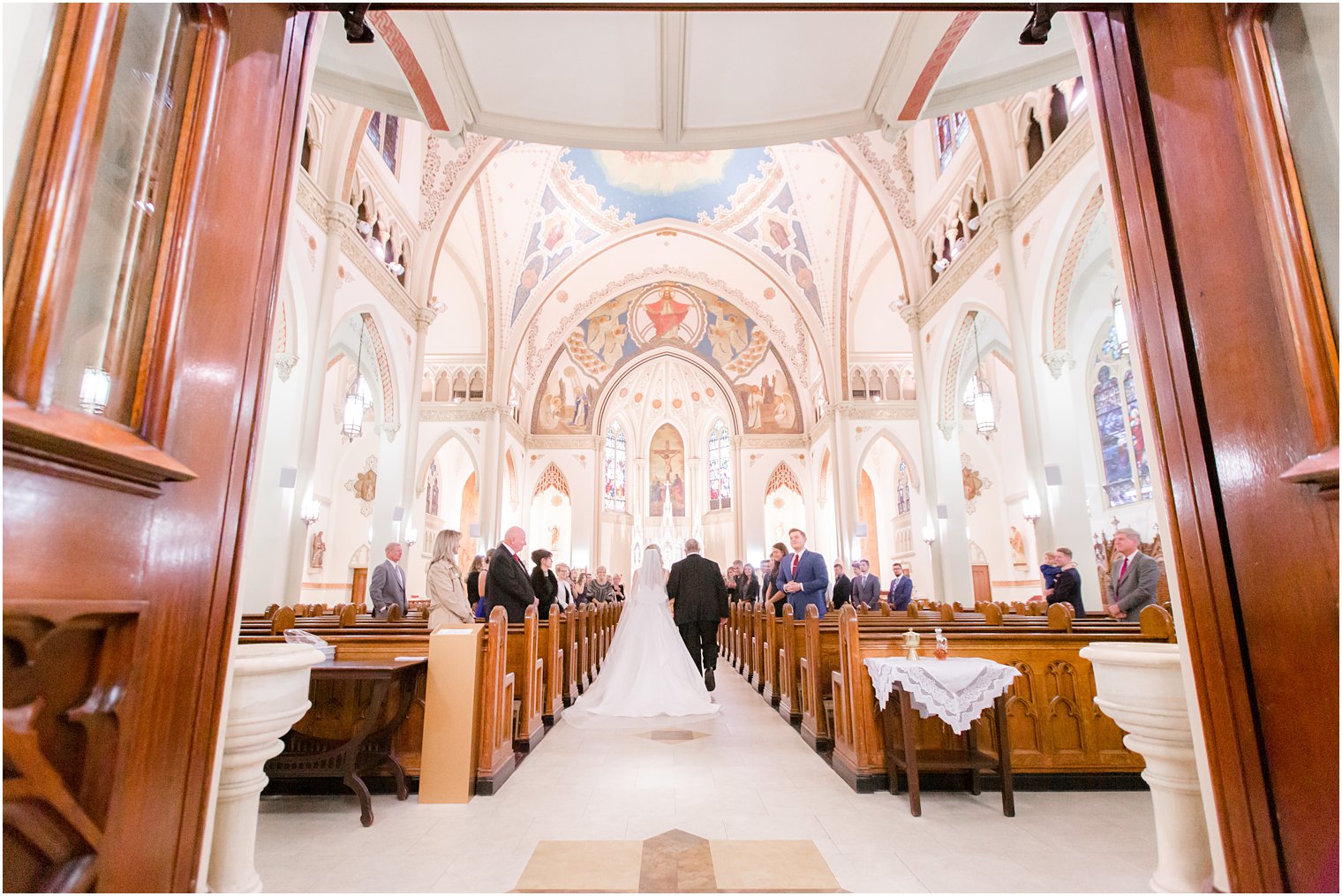 Traditional church wedding photographed by Idalia Photography