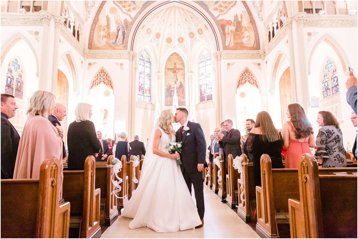 church recessional photographed by Idalia Photography