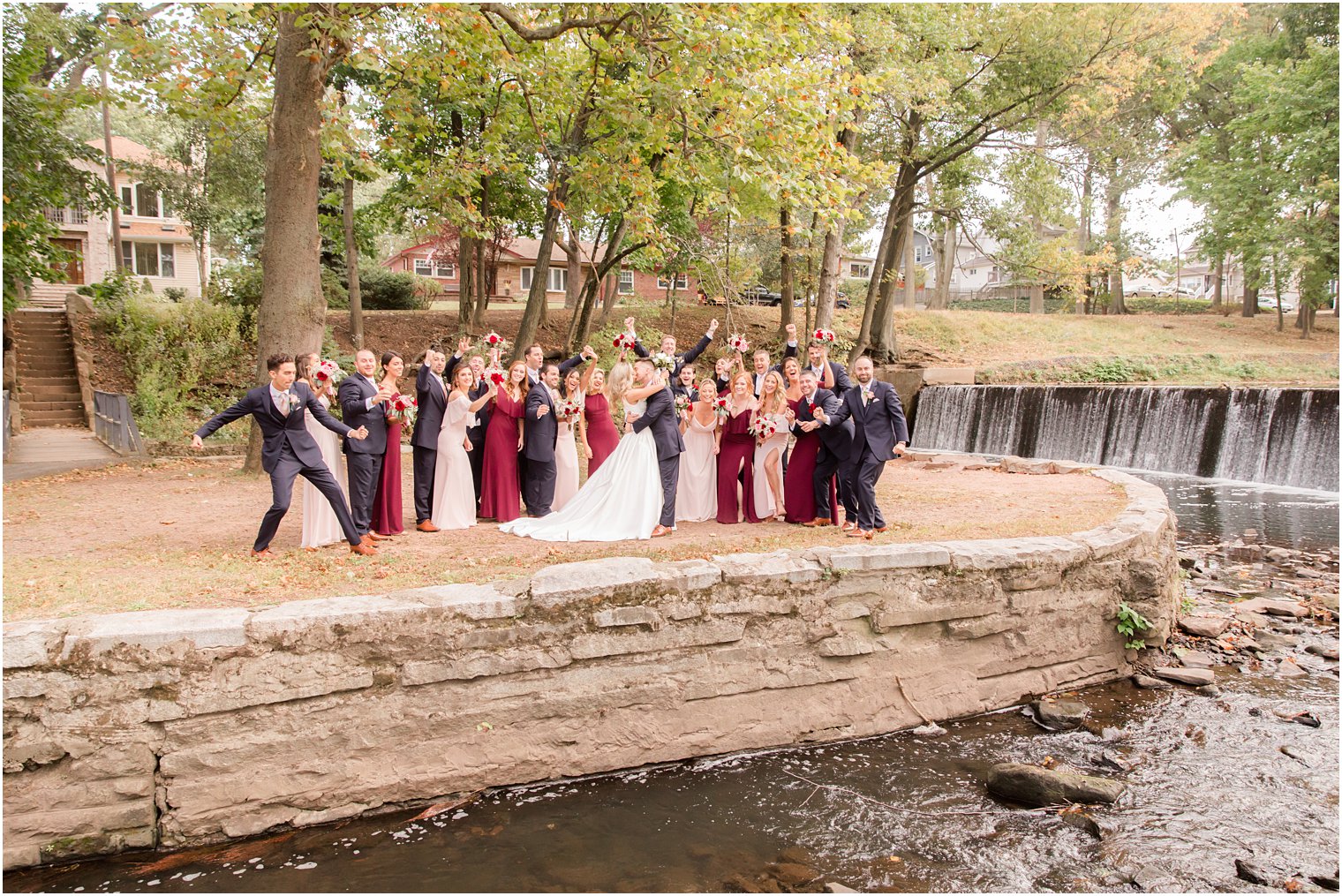 fun bridal party portraits during Westmount Country Club Wedding with Idalia Photography