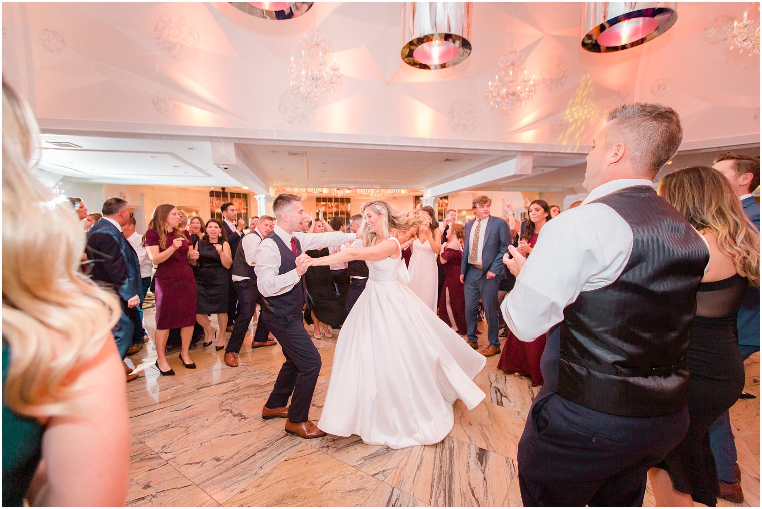 Westmount Country Club Wedding reception fun photographed by Idalia Photography