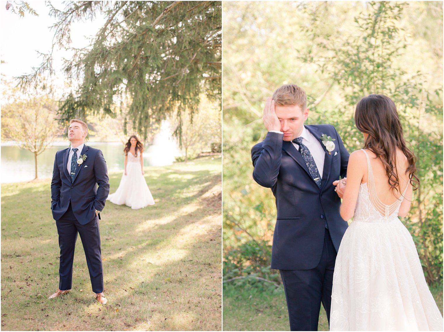 Windows on the Water at Frogbridge first look by Idalia Photography