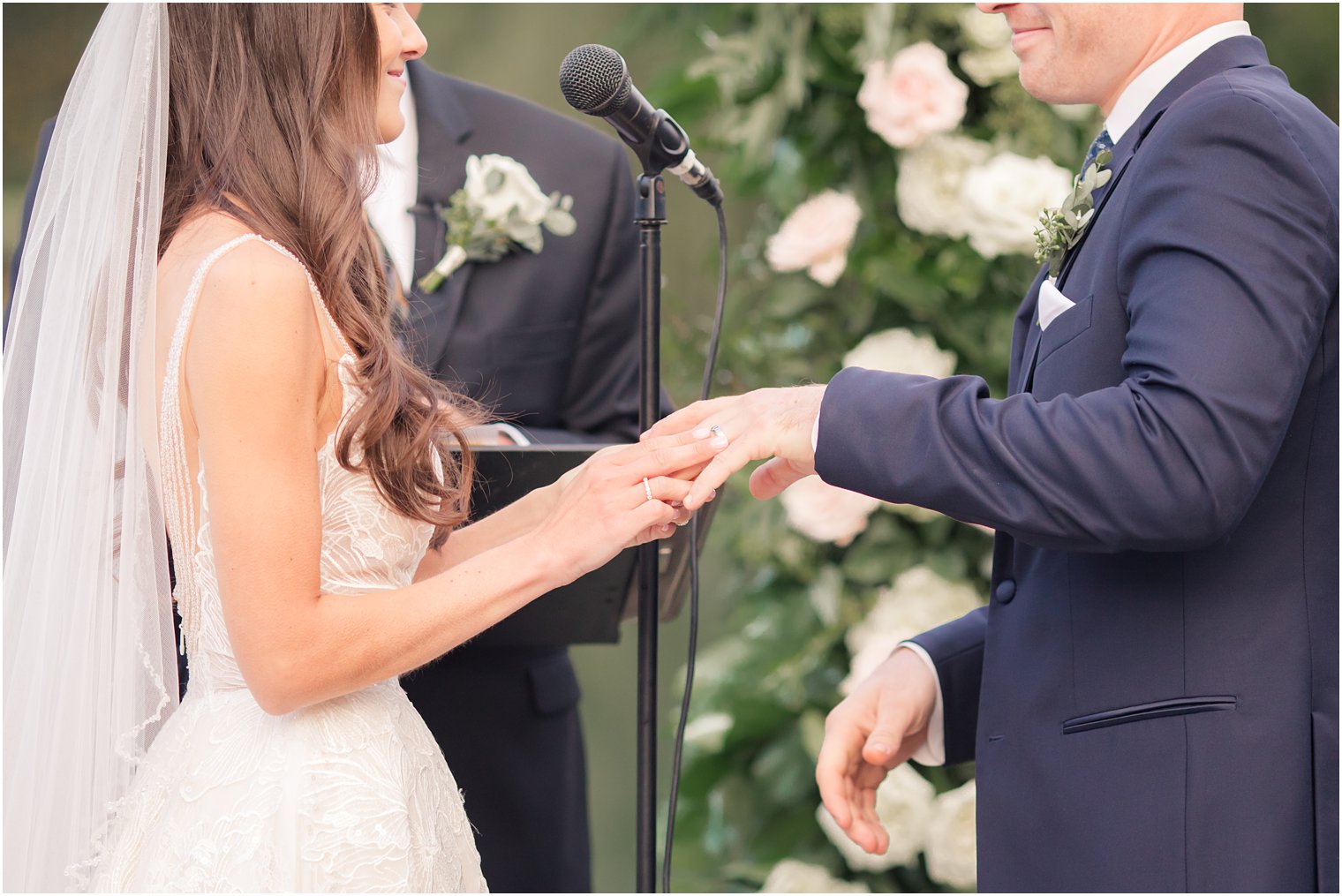 wedding ceremony at Windows on the Water at Frogbridge with Idalia Photography