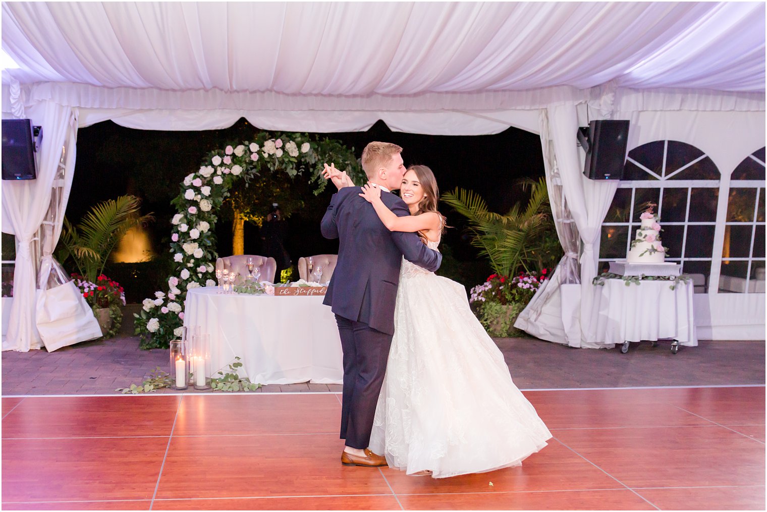 first dance at Windows on the Water at Frogbridge