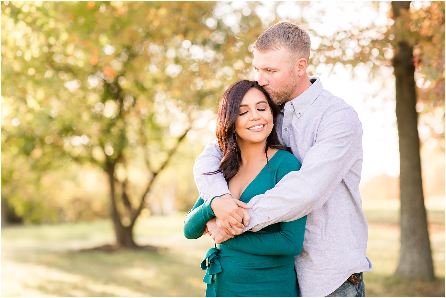 Romantic engagement photos at Liberty State Park by NJ Wedding Photographers Idalia Photography