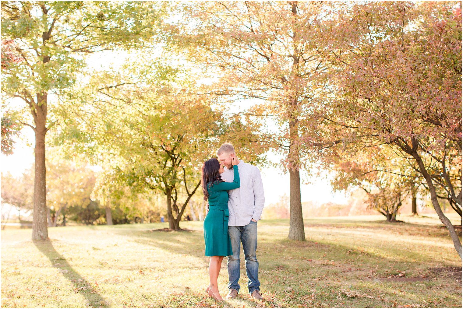 Romantic engagement photos at Liberty State Park by NJ Wedding Photographers Idalia Photography