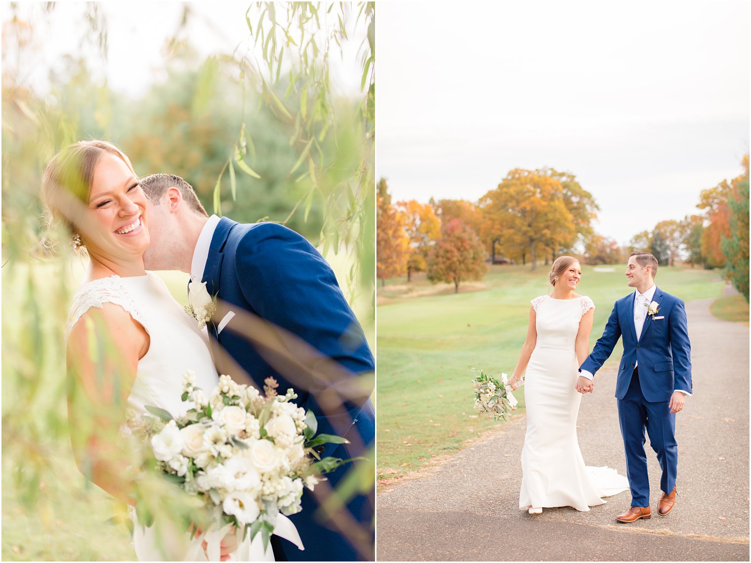 romantic New York Country Club wedding day photographed by Idalia Photography