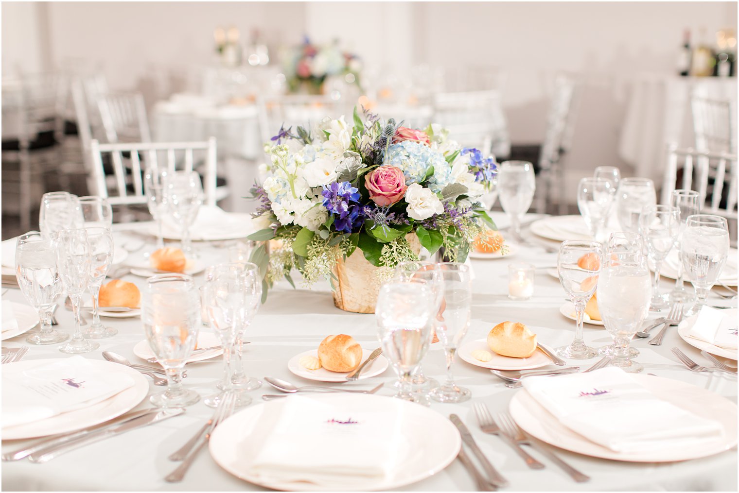 elegant reception at New York Country Club