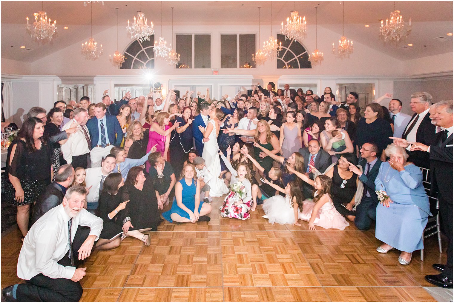 Idalia Photography photographs New York Country Club wedding reception fun