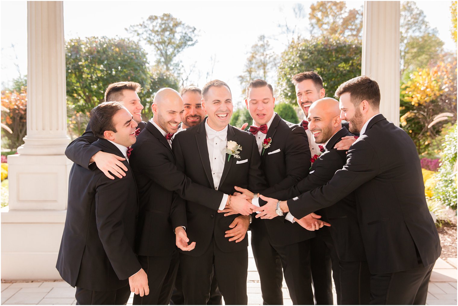 fun groomsmen portraits by Idalia Photography