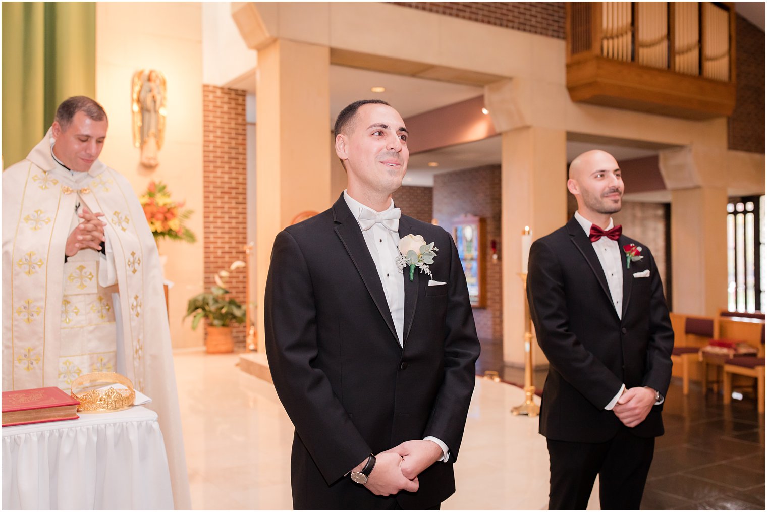 traditional church wedding in New Jersey photographed by Idalia Photography