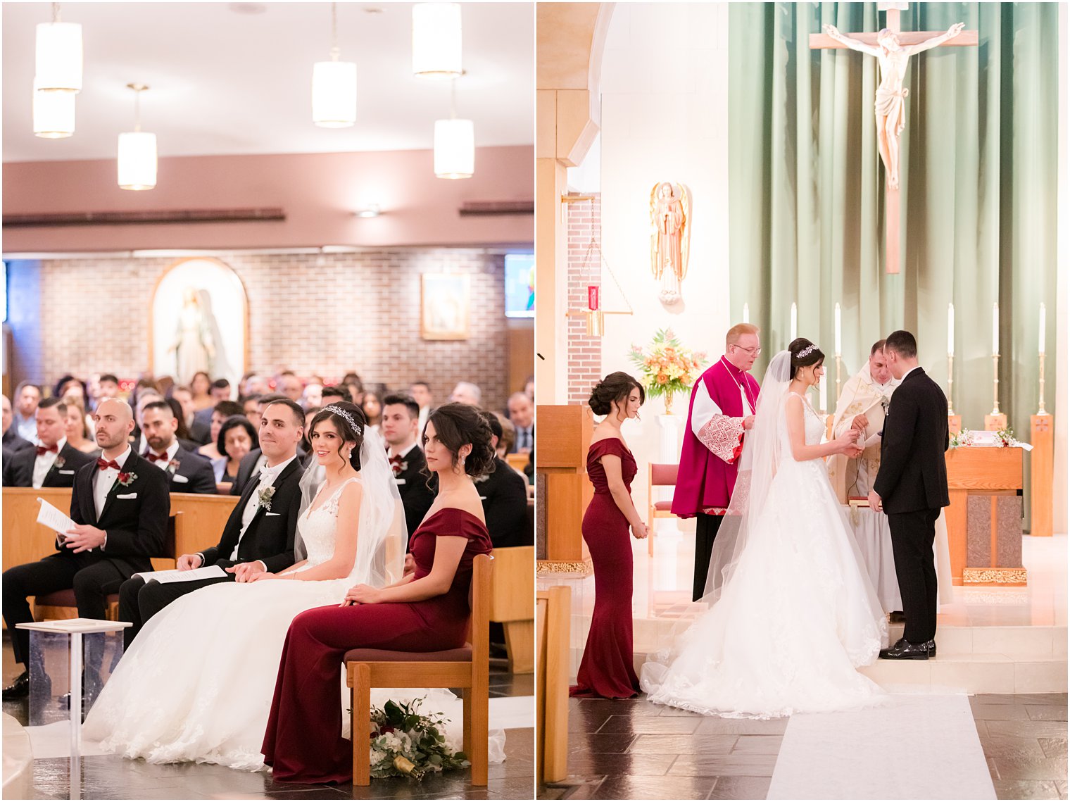 elegant and traditional church wedding photographed by Idalia Photography