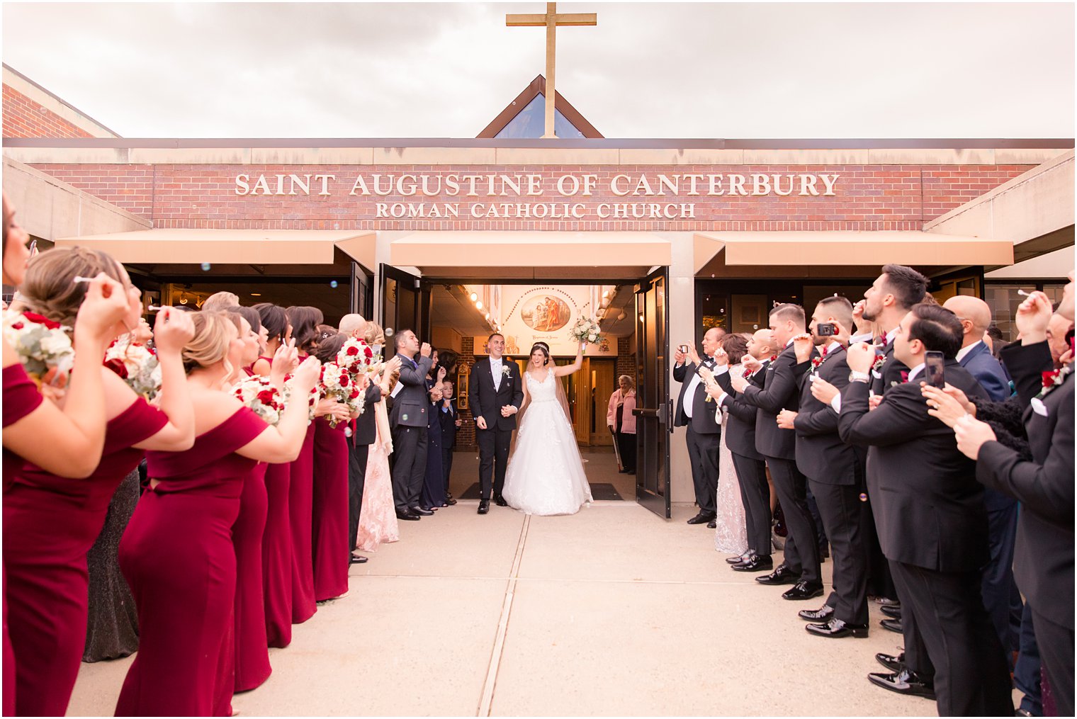 Saint Augustine of Canterbury church exit photographed by Idalia Photography