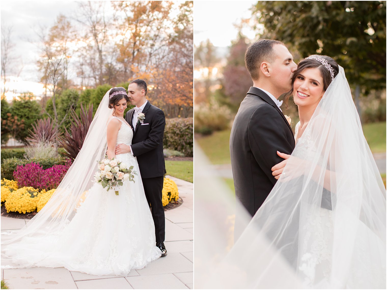 Idalia Photography captures fall wedding portraits in New Jersey