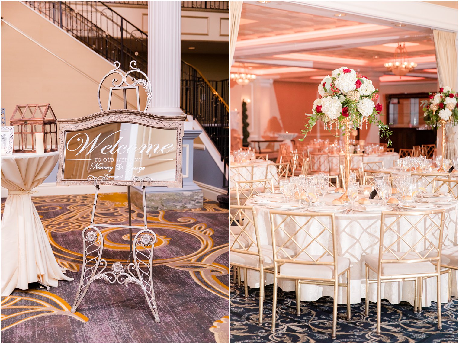 Palace at Somerset Park wedding reception photographed by Idalia Photography