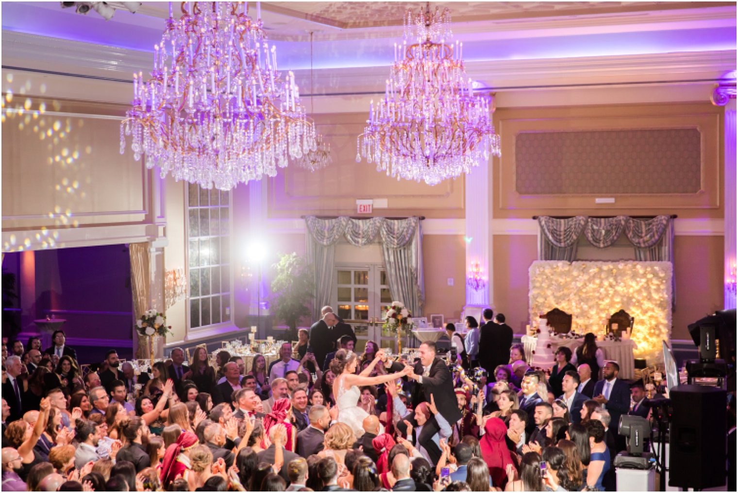 Lebanese wedding reception photographed by Idalia Photography in New Jersey