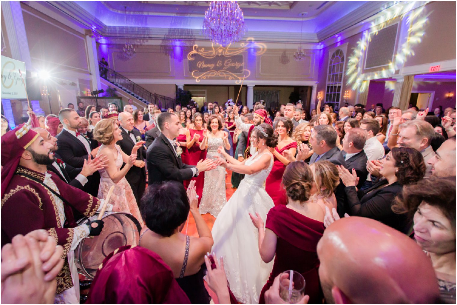 Lebanese wedding reception photographed by Idalia Photography 