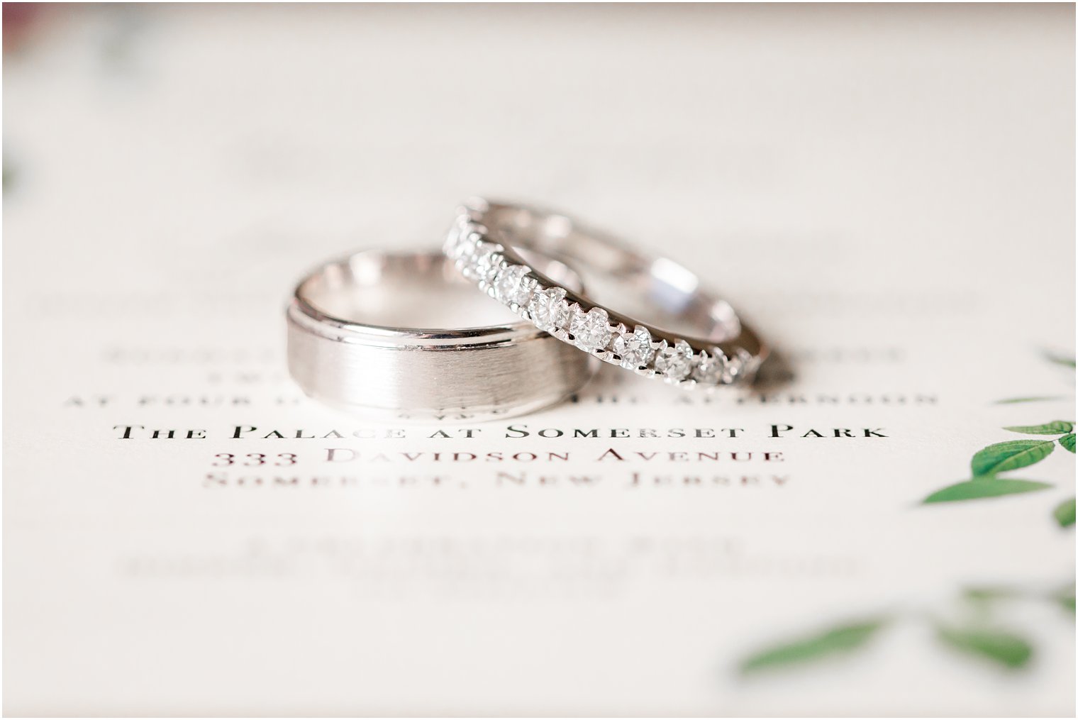 wedding jewelry photographed by NJ wedding photographer Idalia Photography