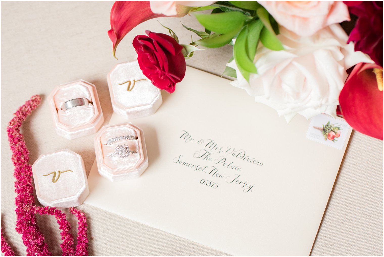 elegant wedding invitations by Beacon Lane with Idalia Photography