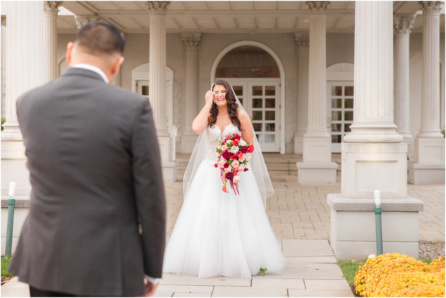 emotional first look at the Palace at Somerset Park with Idalia Photography