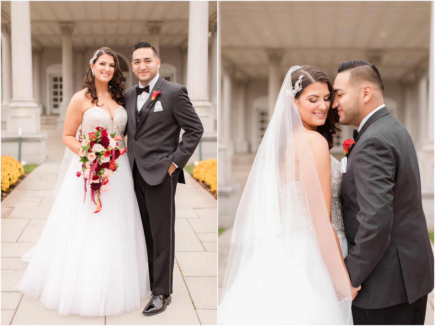 romantic fall wedding portraits with Idalia Photography