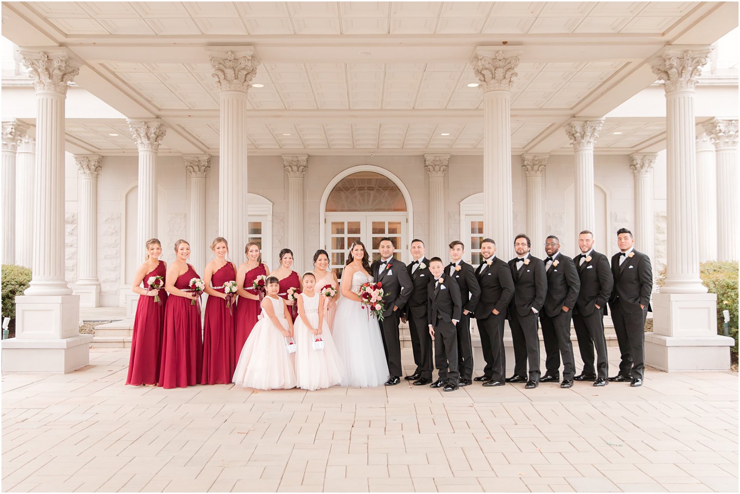 bridal party portraits by Idalia Photography