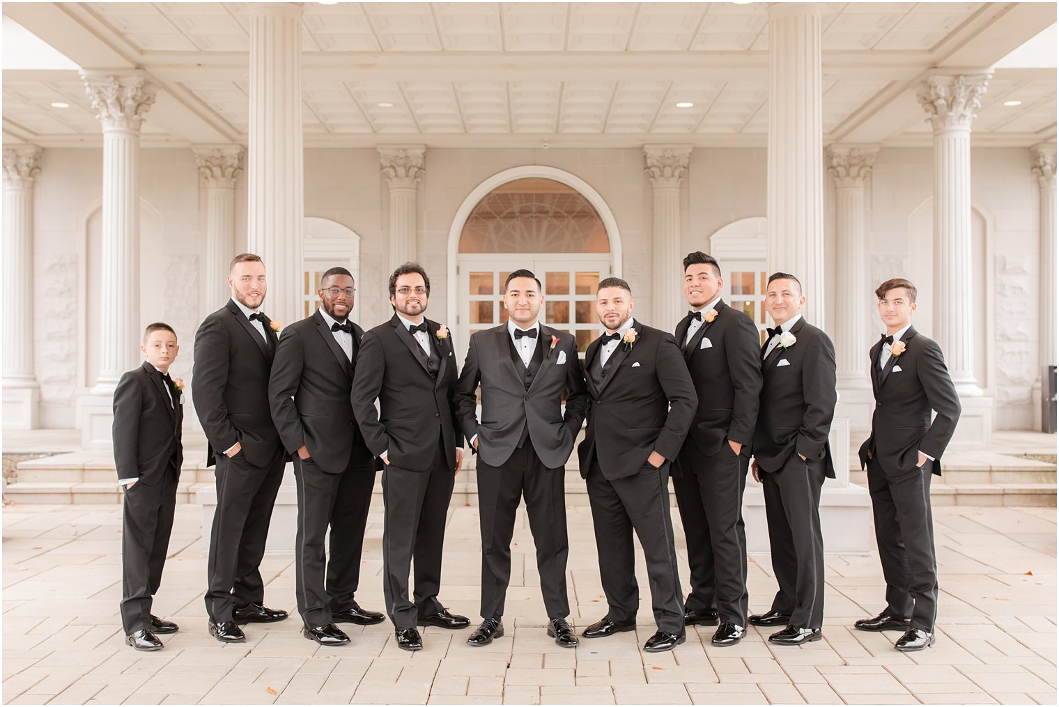 groomsmen for fall weddings photographed by Idalia Photography