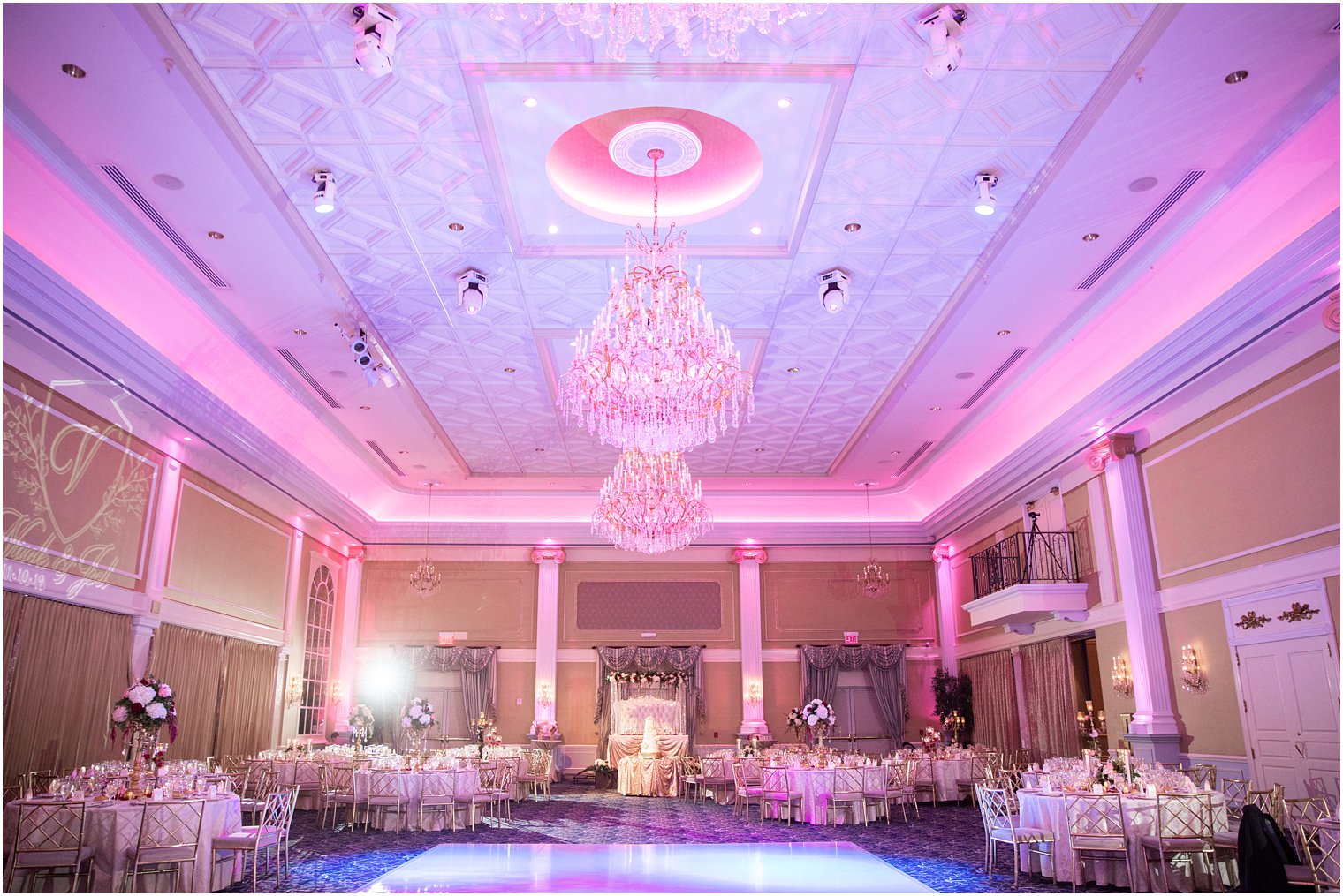 The Palace at Somerset Park wedding reception photographed by Idalia Photography