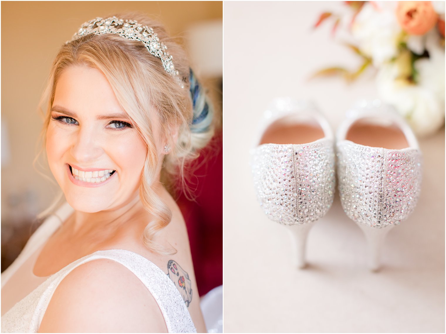 bridal portraits and details photographed by Idalia Photography