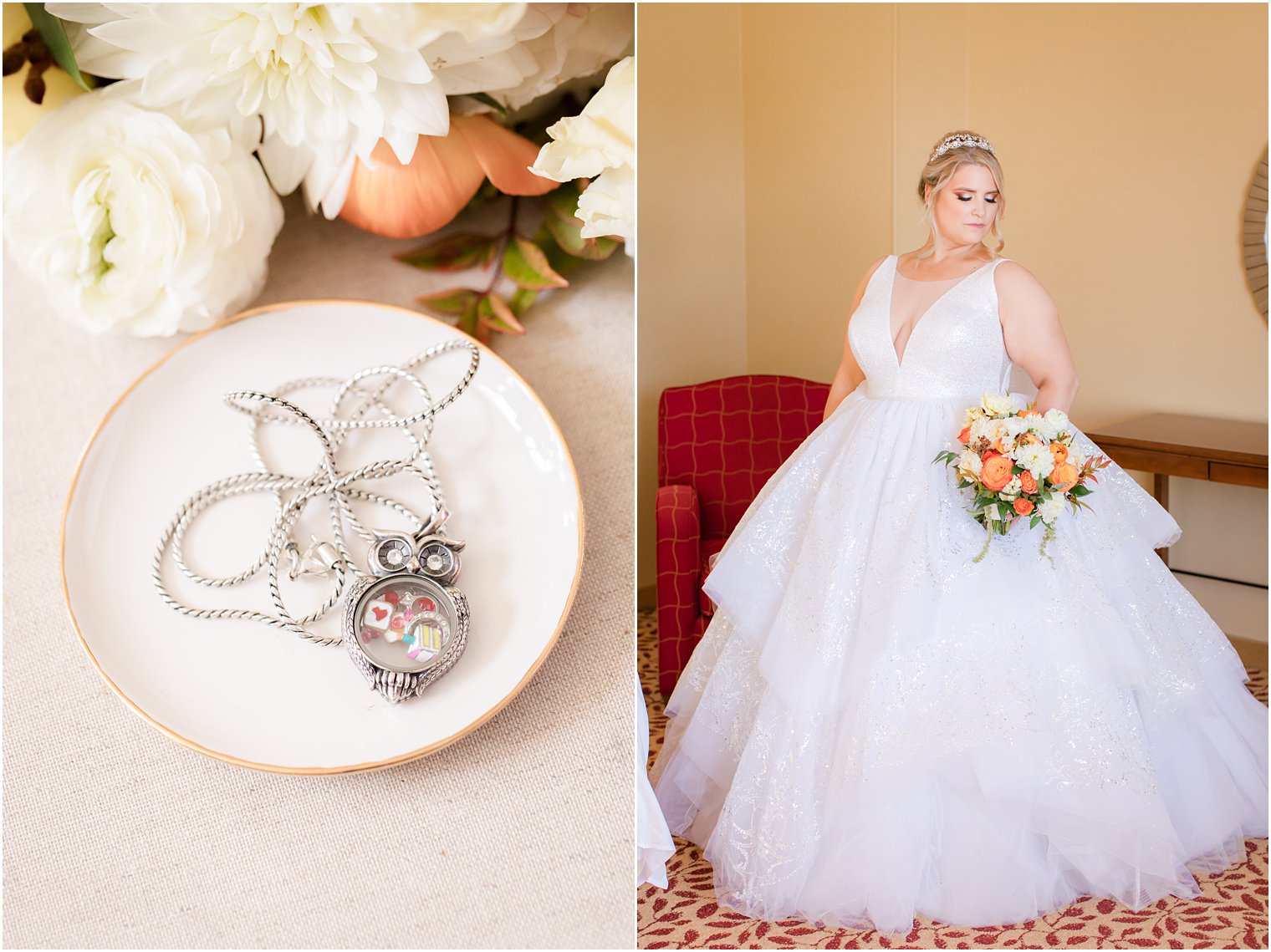bridal portraits and jewelry photographed by Idalia Photography