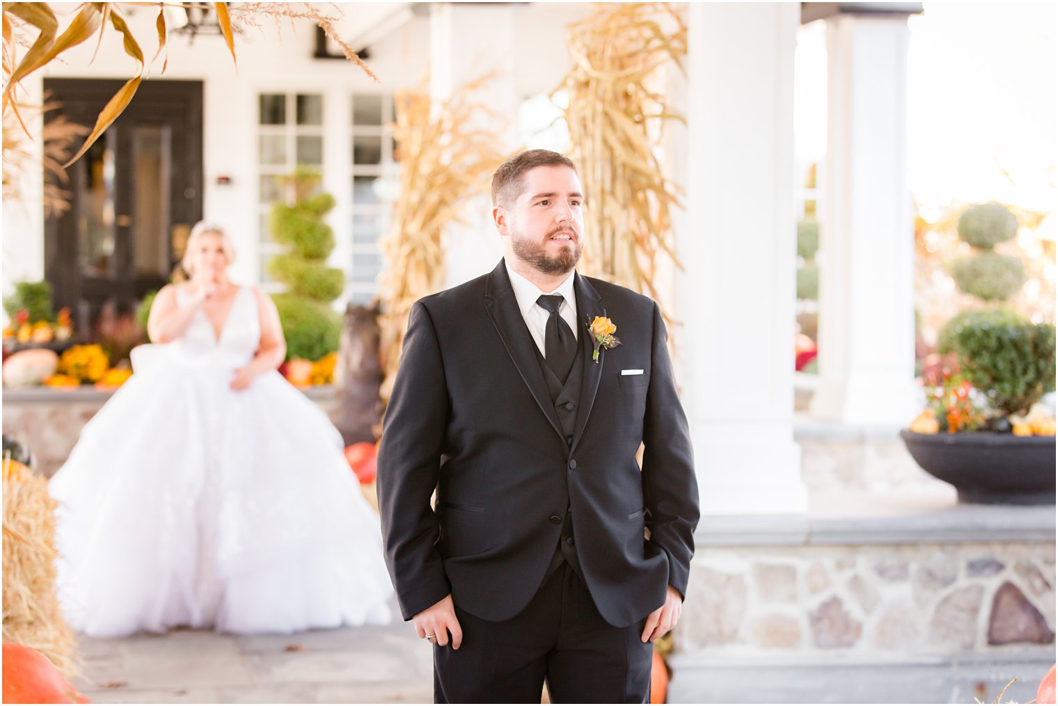 first look at Ryland Inn photographed by Idalia Photography