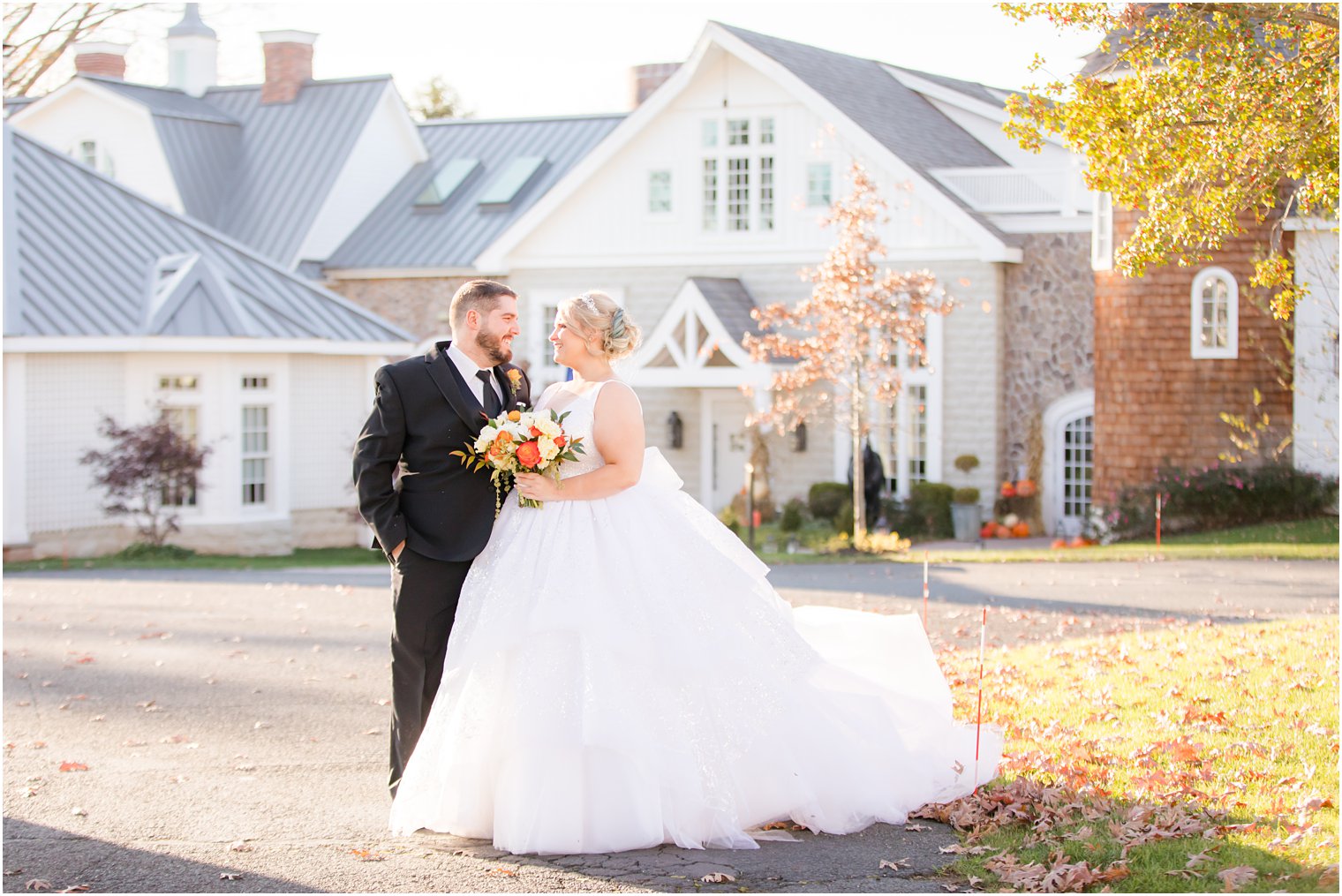 Ryland Inn coach house wedding photos with Idalia Photography