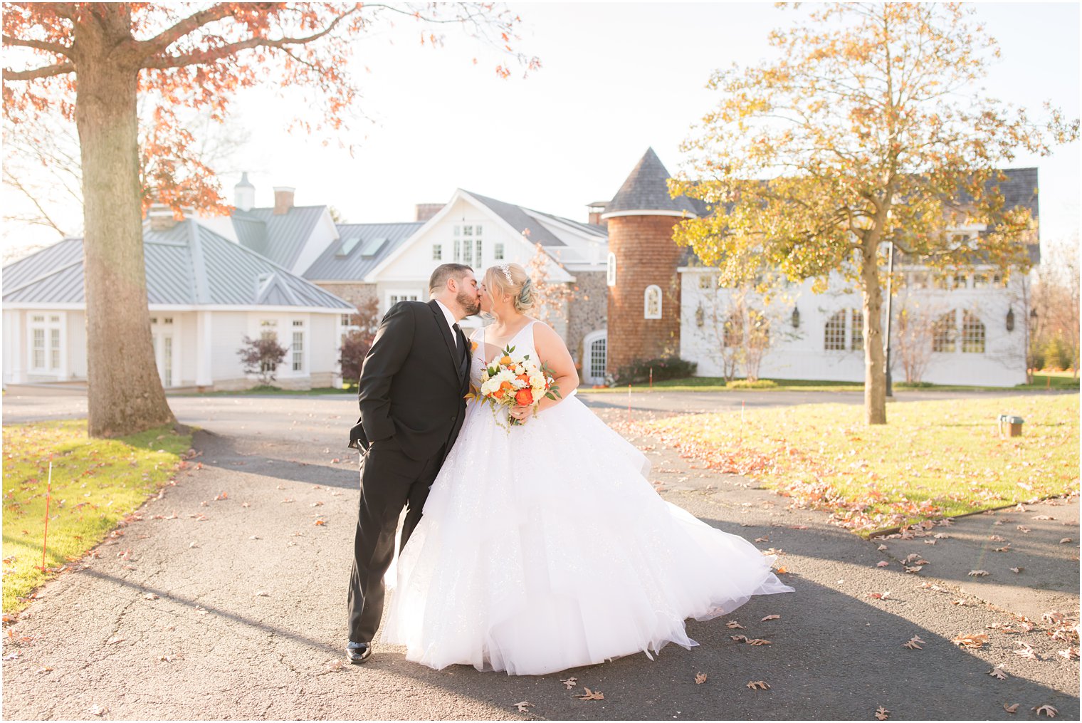 romantic fall wedding portraits with Idalia Photography 