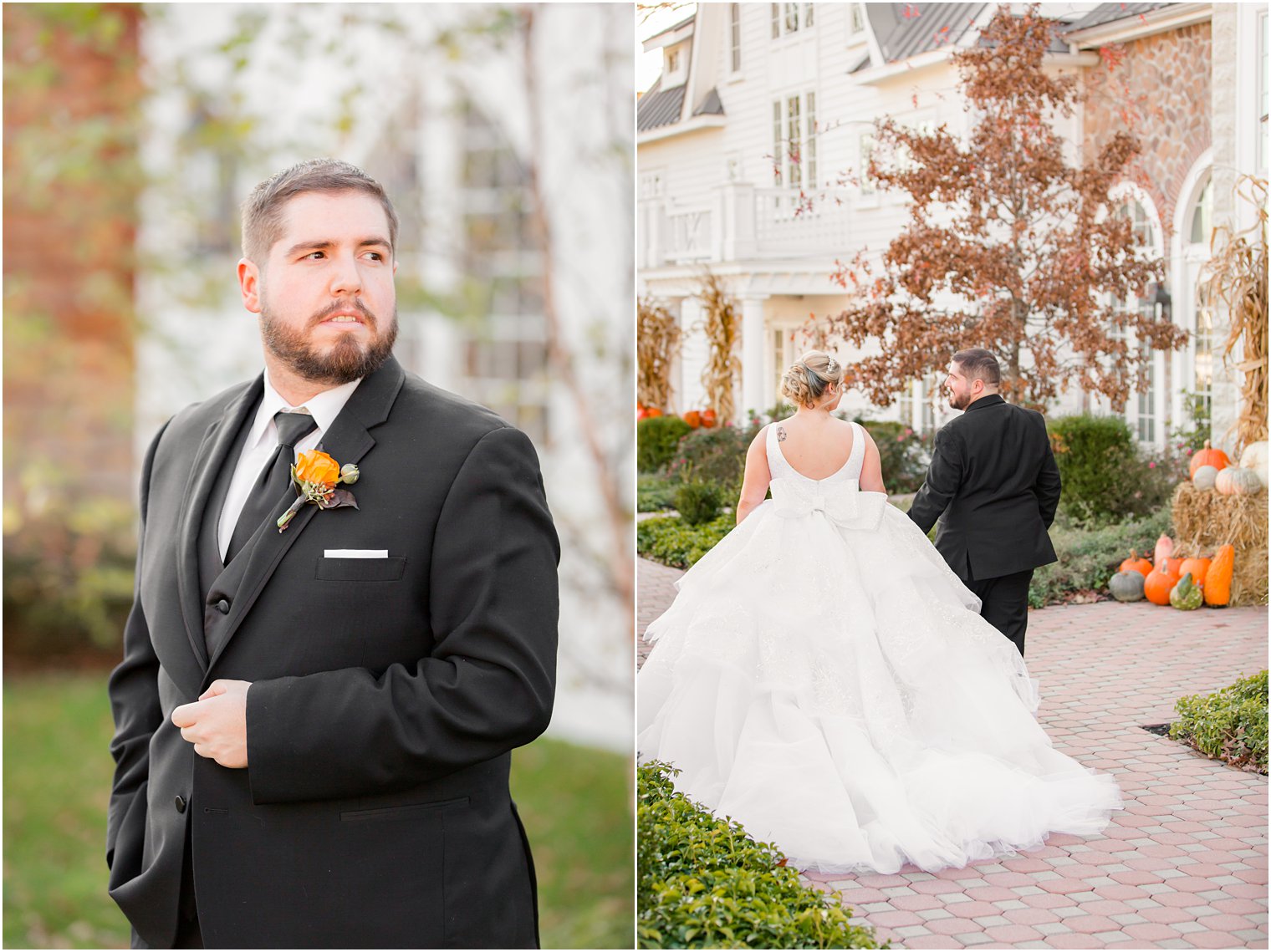 romantic Ryland Inn coach house wedding photos by Idalia Photography