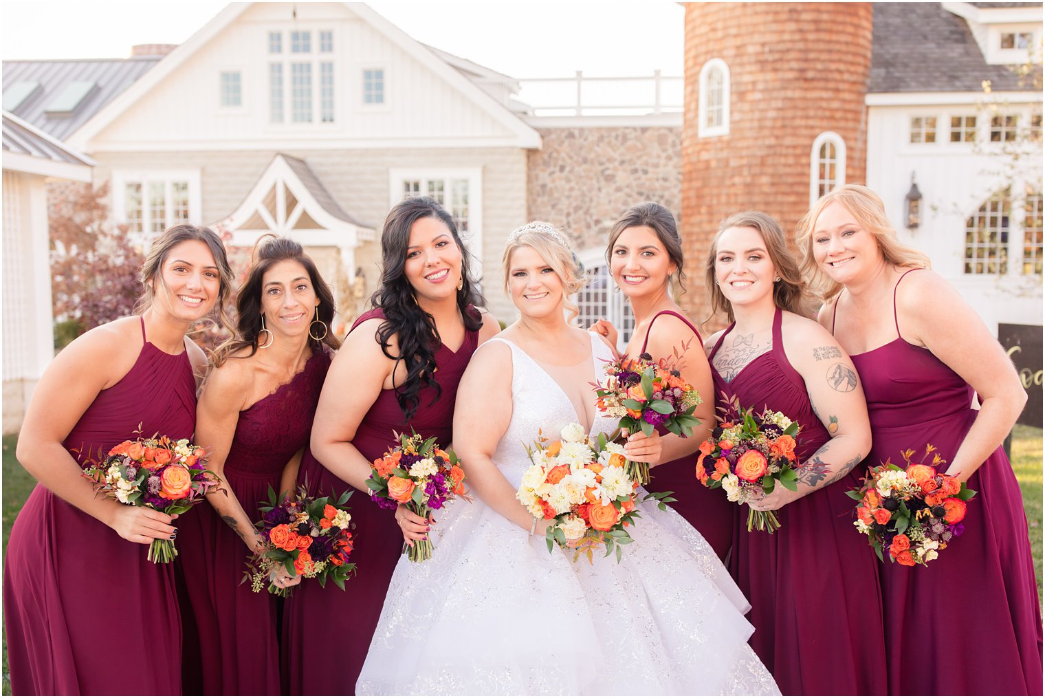 fall bridesmaid inspiration photographed by Idalia Photography