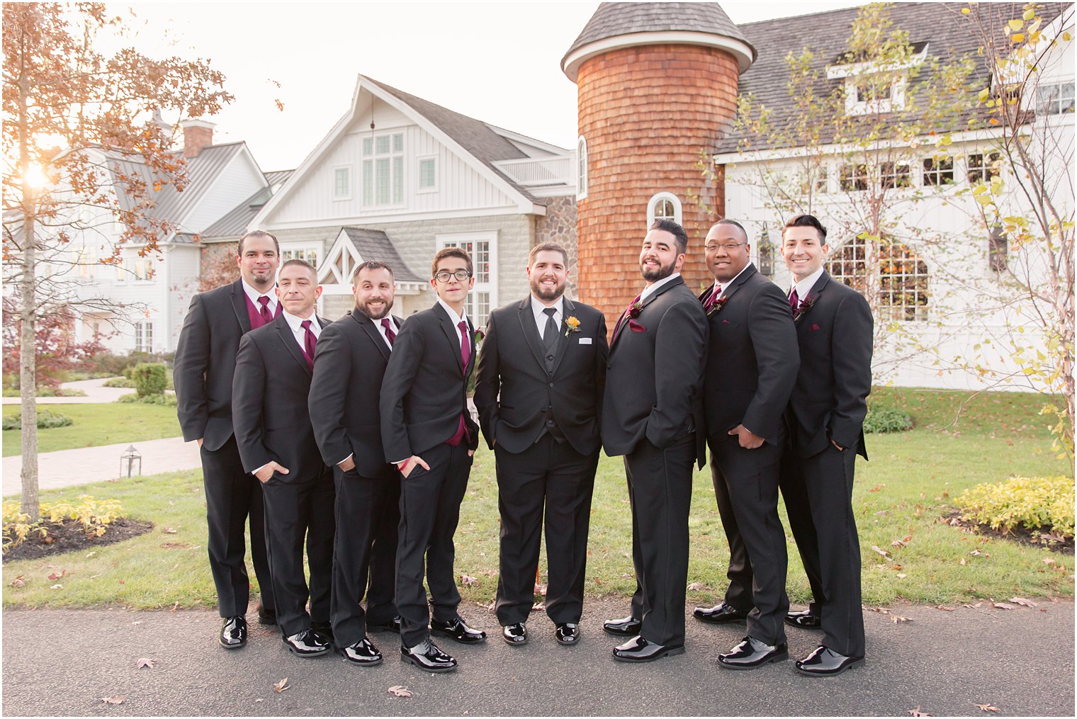 groom portraits at Ryland Inn with Idalia Photography