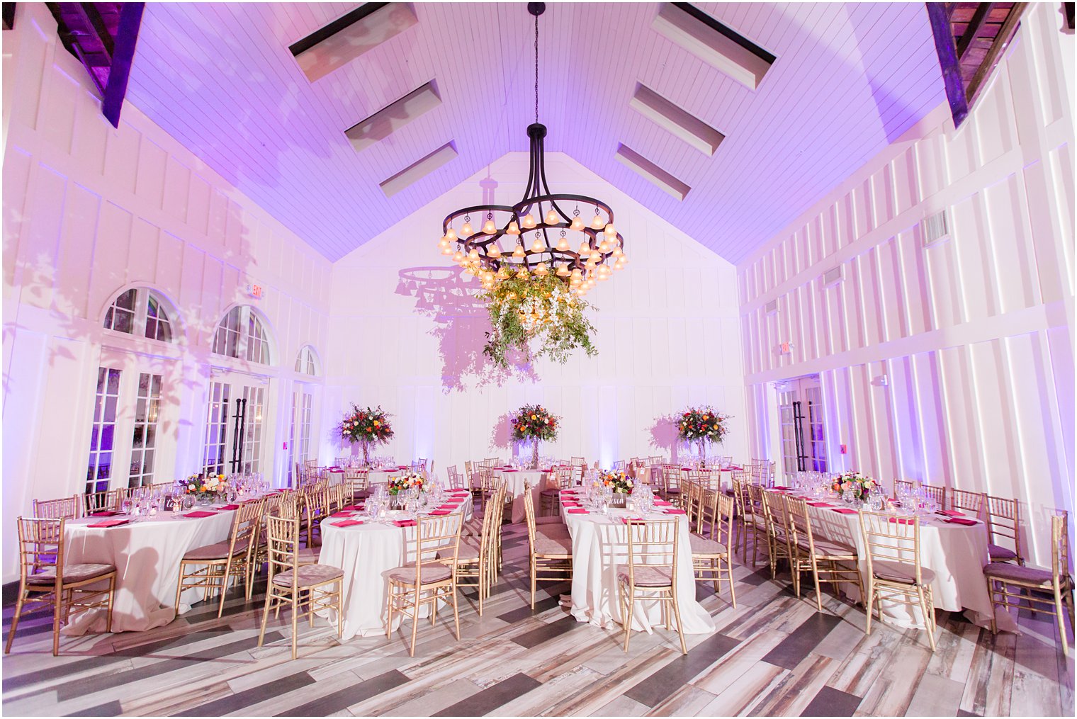 elegant wedding reception with NJ wedding photographer Idalia Photography