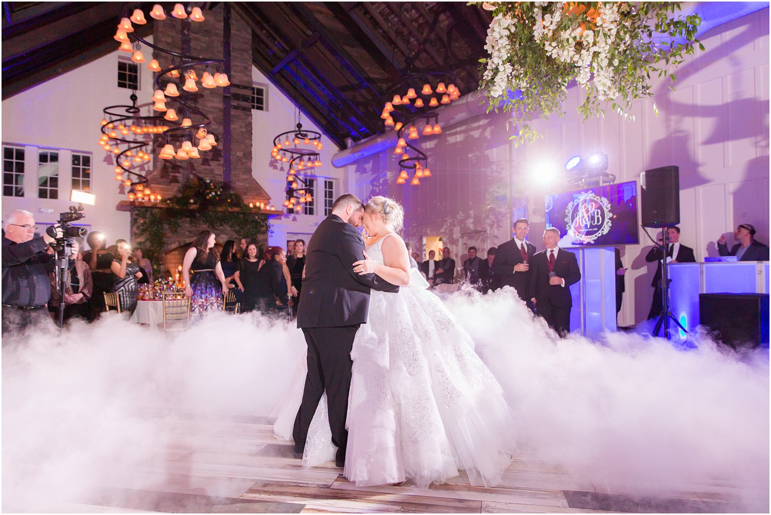 dramatic first dance with Idalia Photography at Ryland Inn