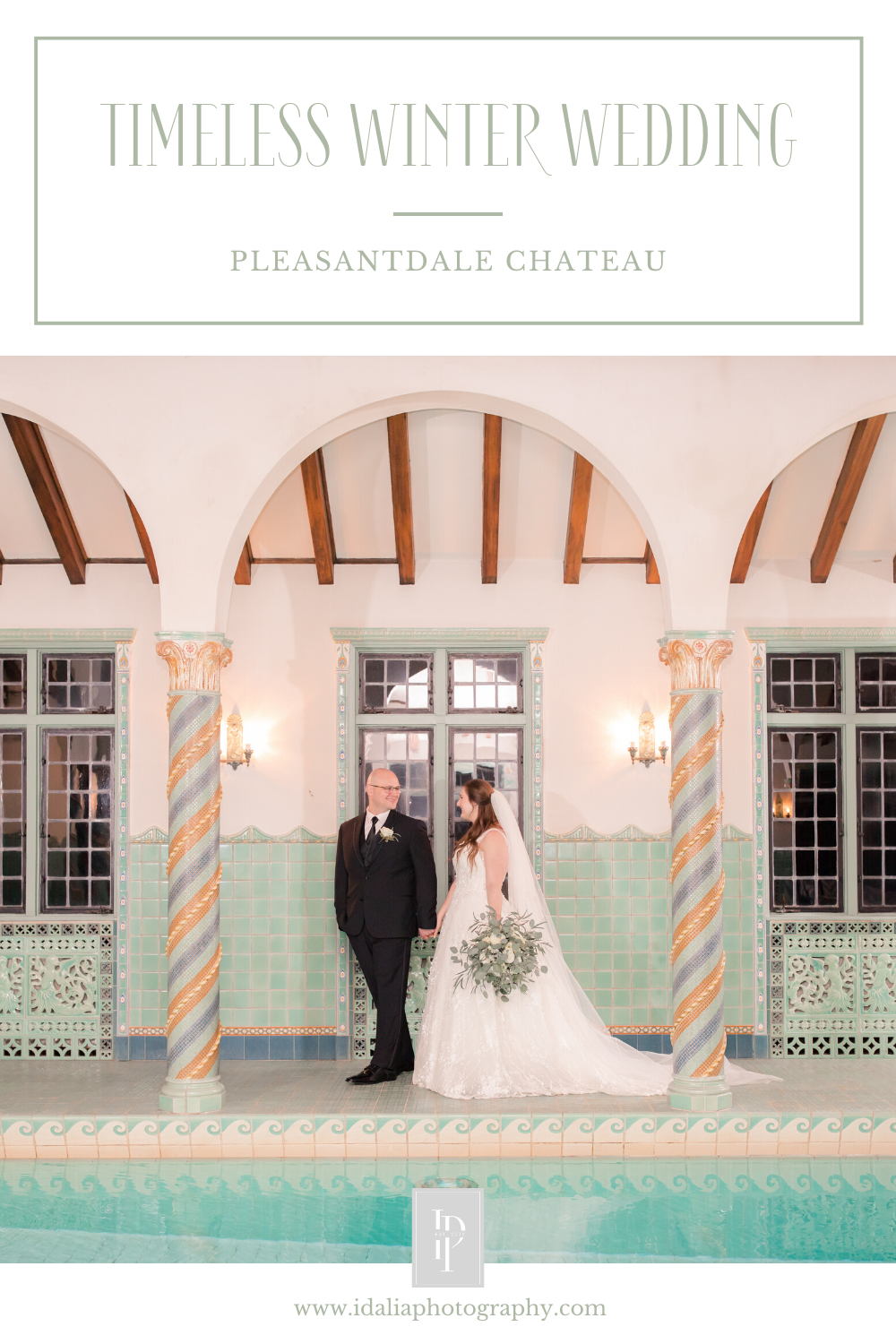 Pleasantdale Chateau Winter Wedding Inspiration by Idalia Photography