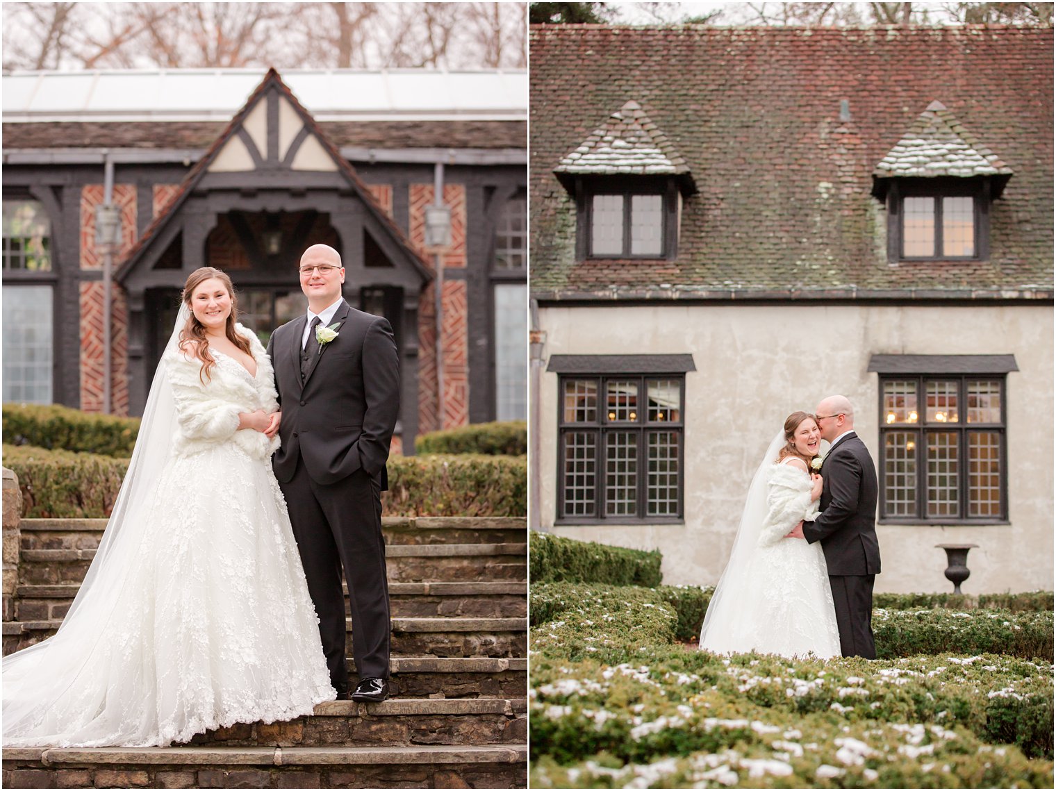 classic winter wedding at Pleasantdale Chateau winter wedding