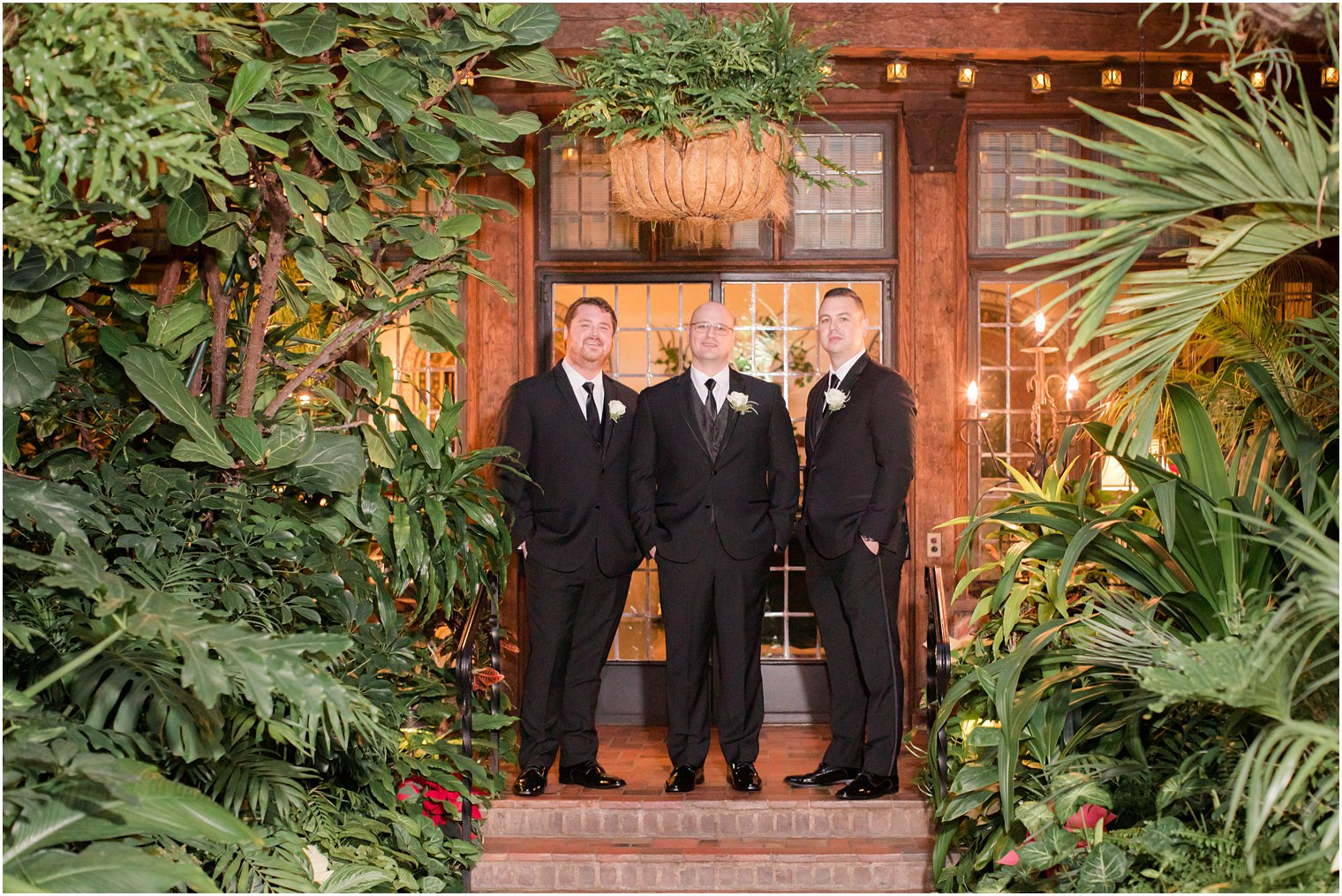 groomsman greenhouse photo at Pleasantdale Chateau